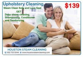  Only 139 dollars upholstery cleaning of sofa and love seat