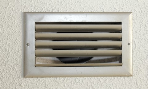 What is hiding behind the air duct vent